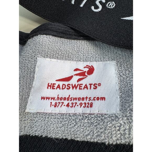 Headsweats Coolmax Visor Gray Logo Outdoor Run Jog Boating Workout Gameday - Picture 4 of 8